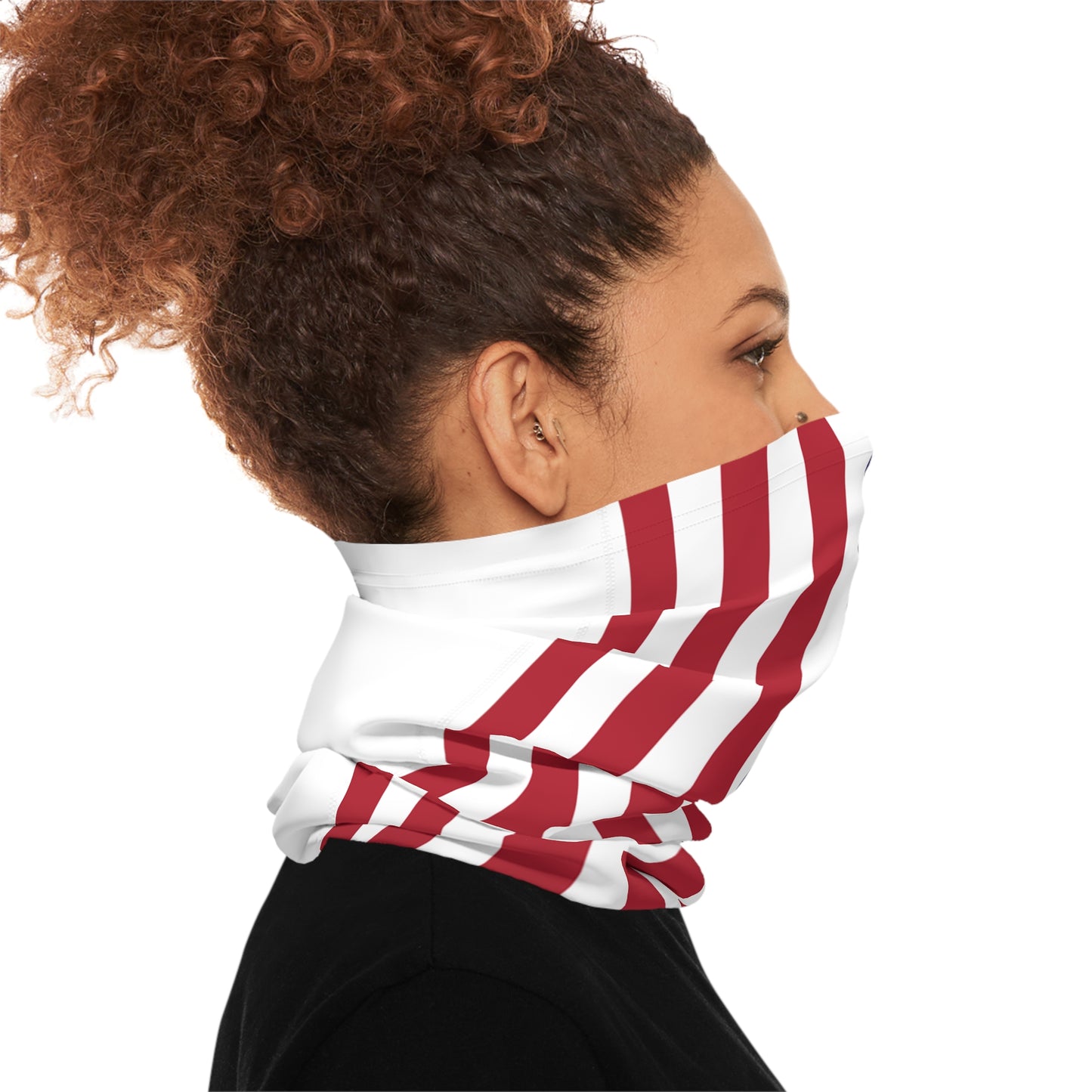 Stars & Stripes Elegance: The American Flag Neck Gaiter