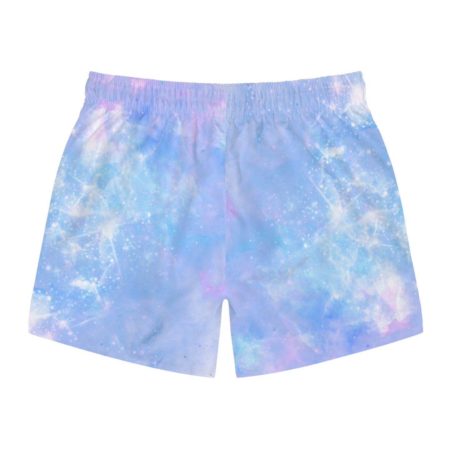 SummerSplash Blue and Pink Paradise Swim Trunks