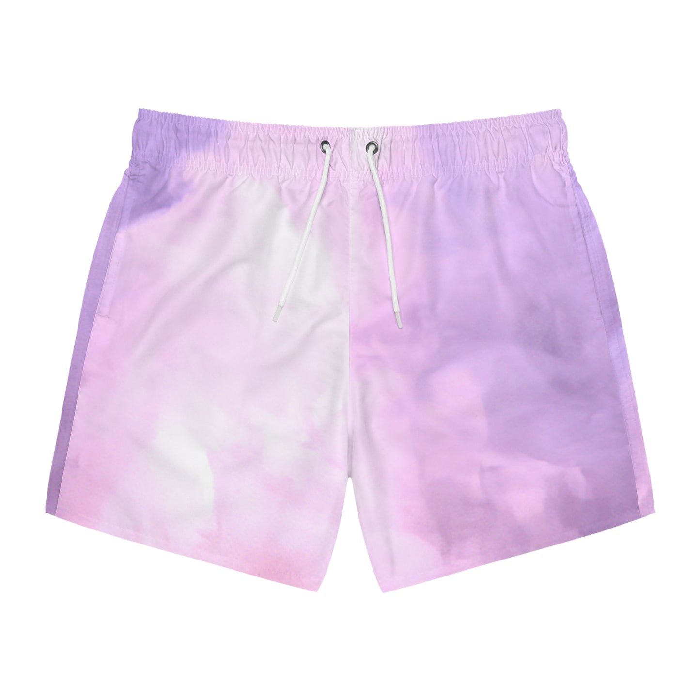 LuxeSplash Purple & Pink Paradise Swim Trunks